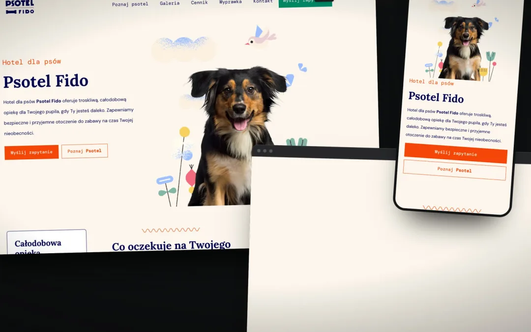 Psotel Fido: strona hotelu dla psów