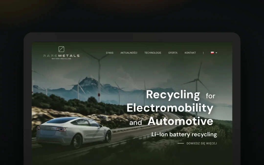 Rare Metals: branding, strona i LinkedIn