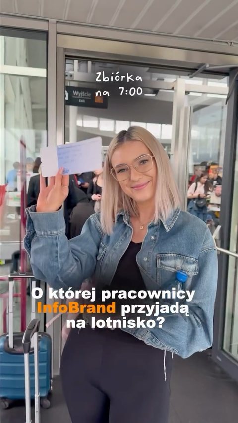infoBrand reel: What time will the team reach the airport?